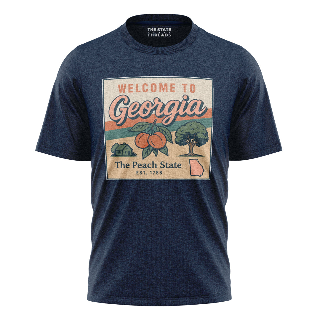 Georgia Peach State Welcome Vintage Shirt