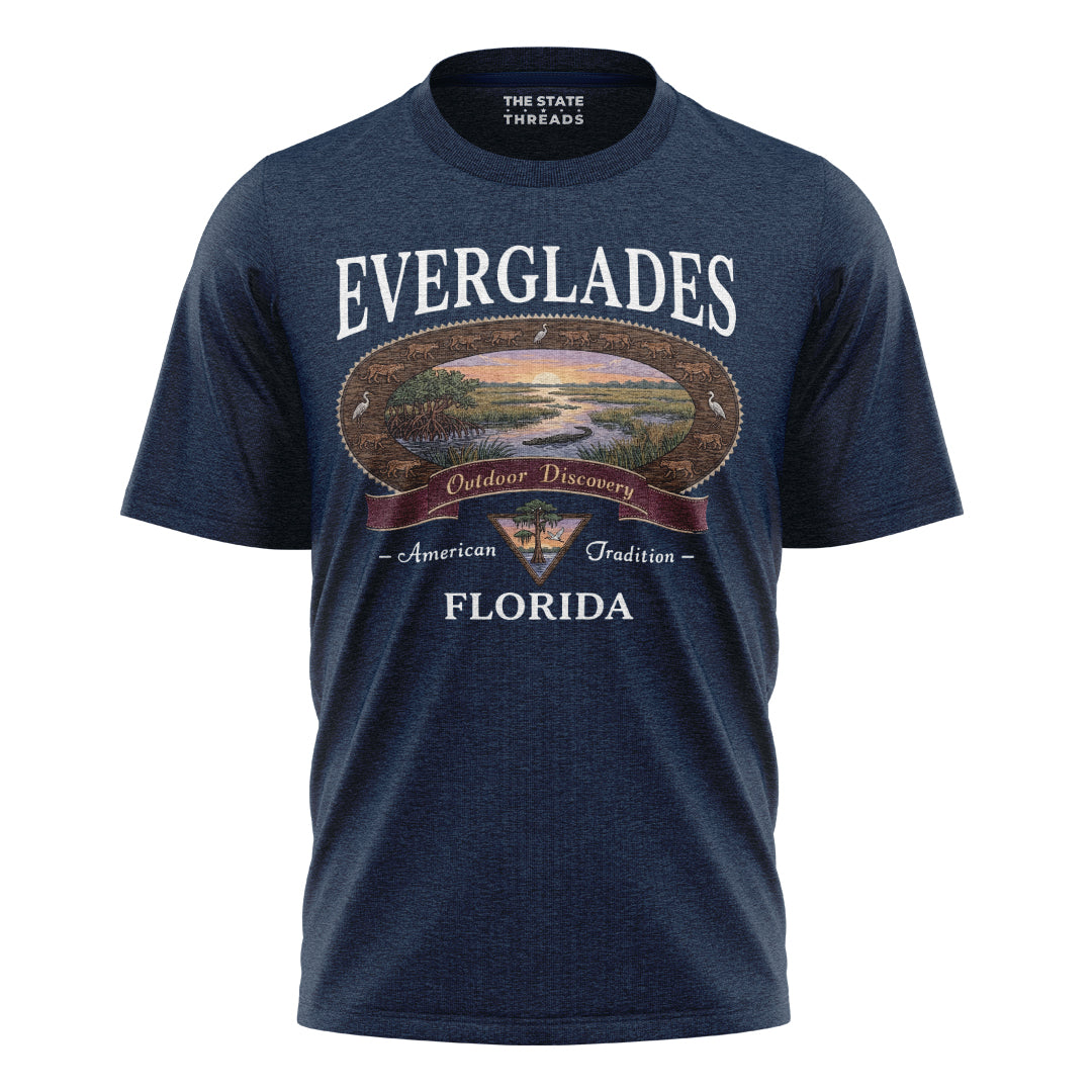 Everglades Florida Outdoor Discovery American Tradition Vintage Shirt