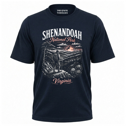 Shenandoah National Park Virginia Vintage Hiking Shirt
