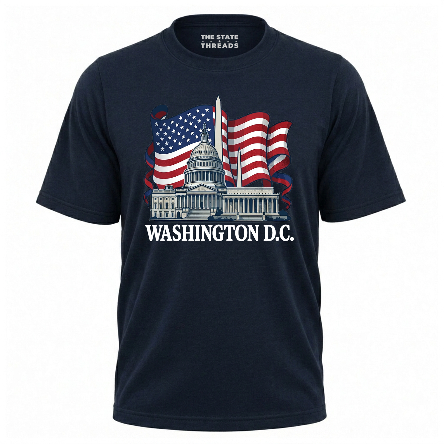 Washington D.C. Patriotic Capitol Flag Shirt
