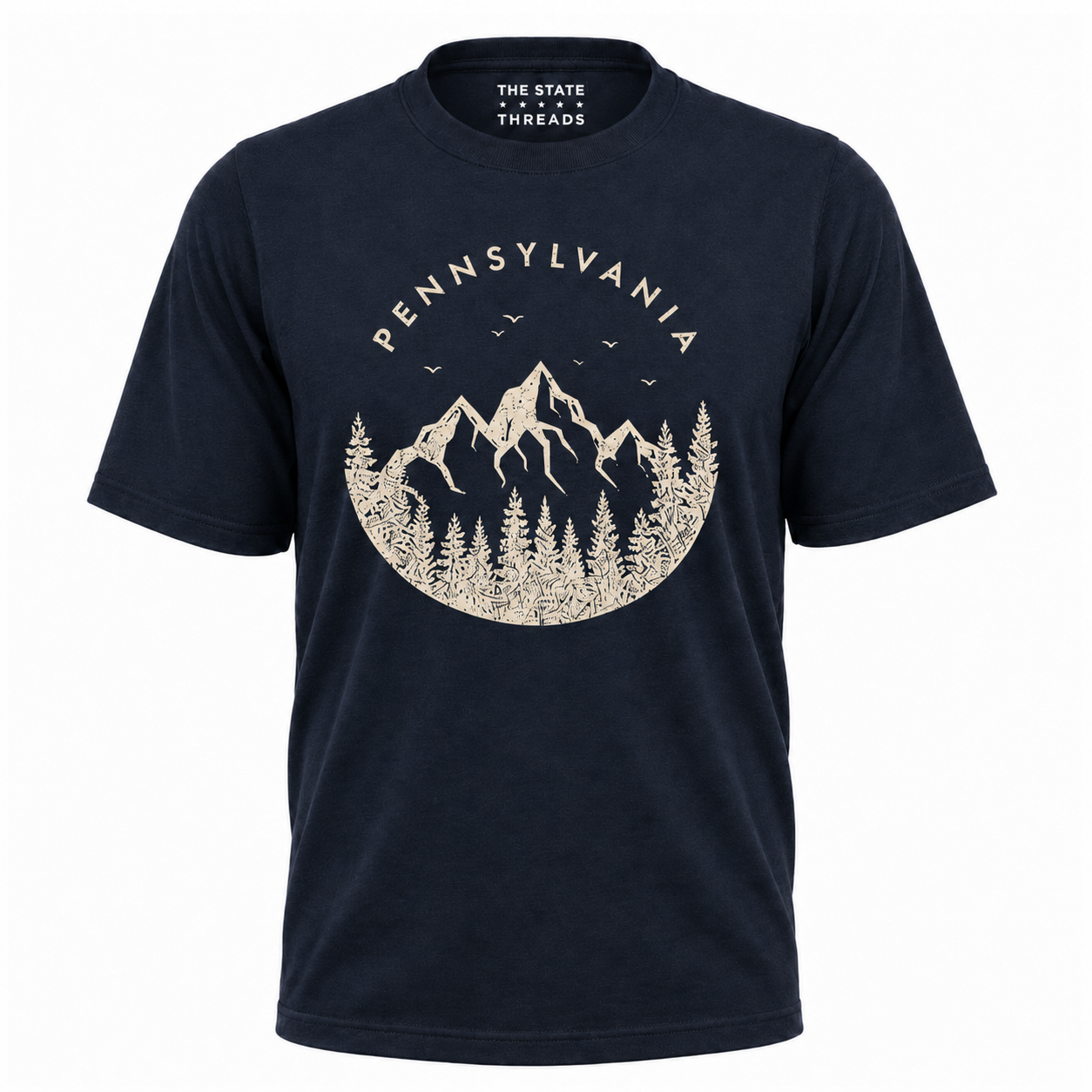 Pennsylvania Mountain Forest Silhouette Shirt