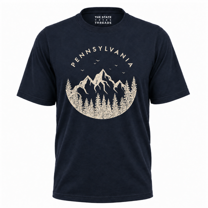 Pennsylvania Mountain Forest Silhouette Shirt