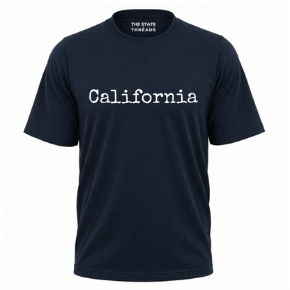 California Minimalist Retro State Pride Shirt
