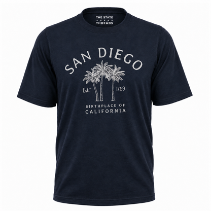 San Diego Palm Tree Birthplace Shirt