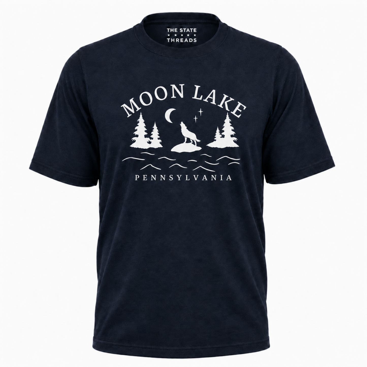 Pennsylvania Moon Lake Wolf Shirt