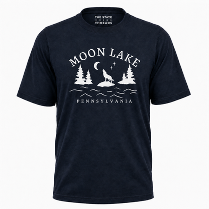 Pennsylvania Moon Lake Wolf Shirt