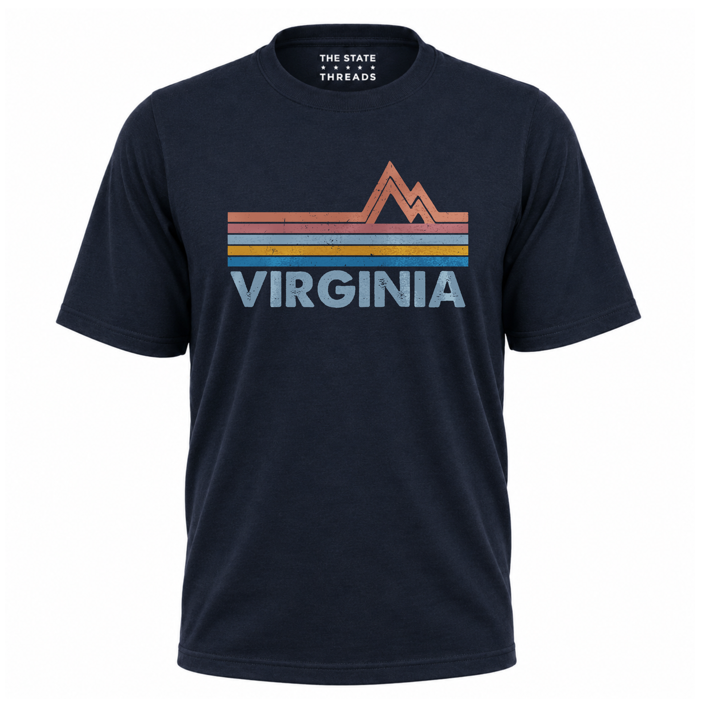 Virginia Mountain Retro State Pride Travel Shirt