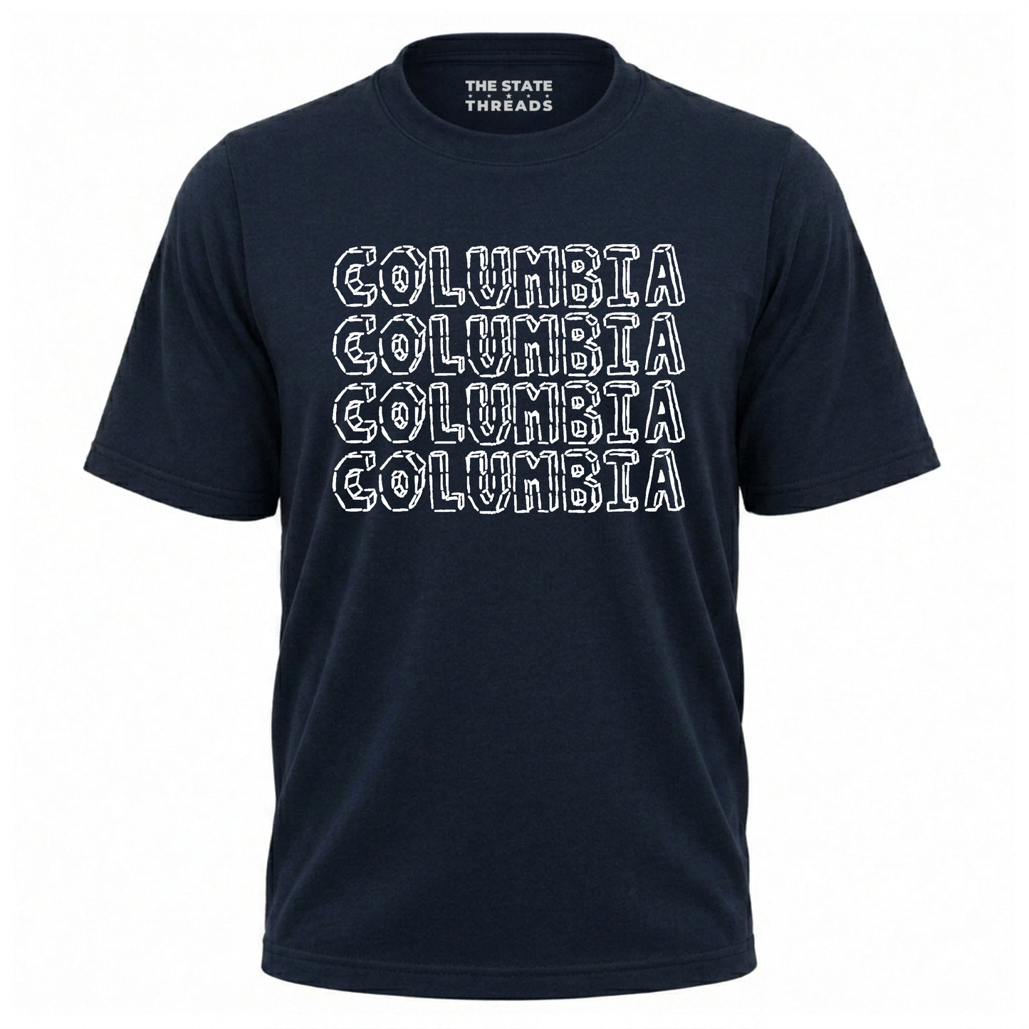 New York Columbia University Block Letter Campus Pride Shirt