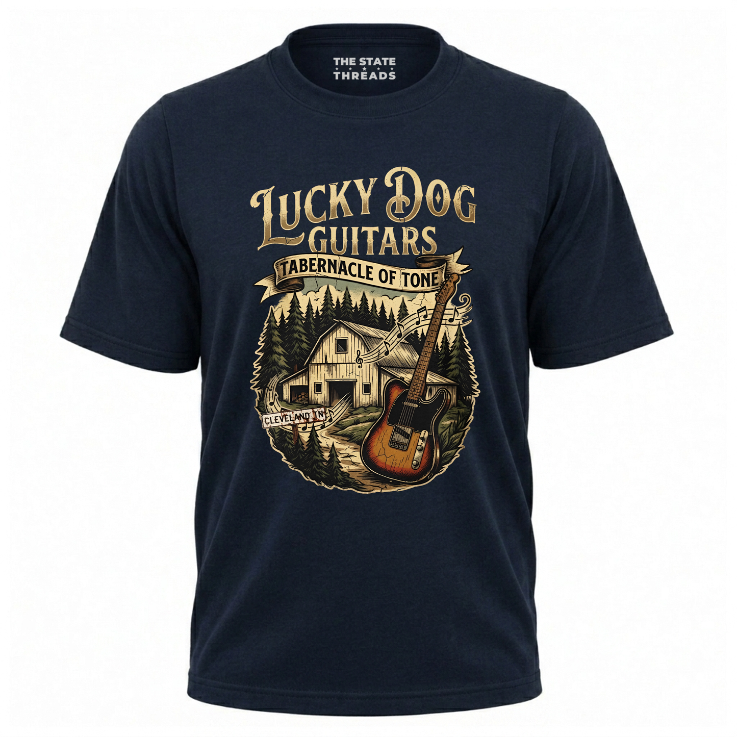 Tennessee Lucky Dog Guitars Vintage Country Barn Shirt