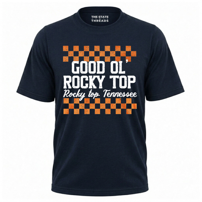 Tennessee Good Ol' Rocky Top Checkerboard Shirt
