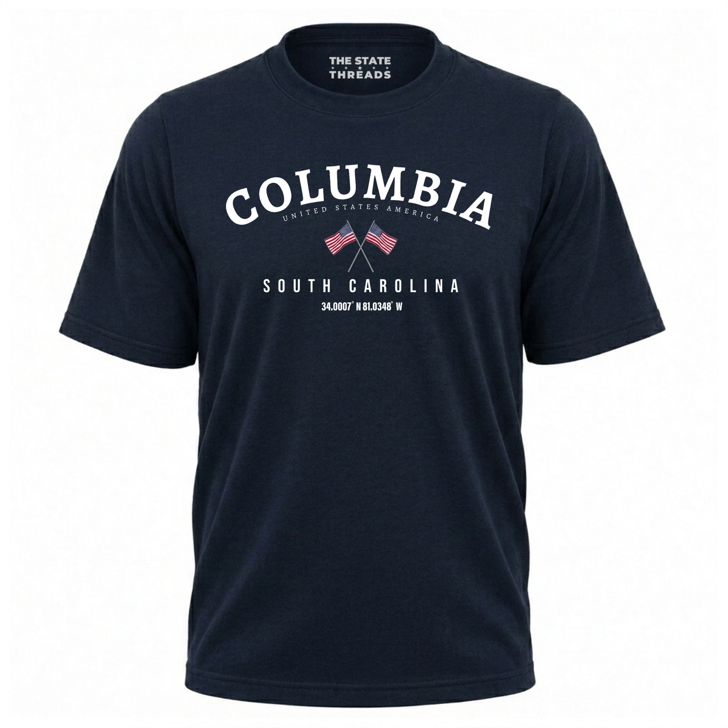 South Carolina Columbia Crossed Flags City Pride Shirt