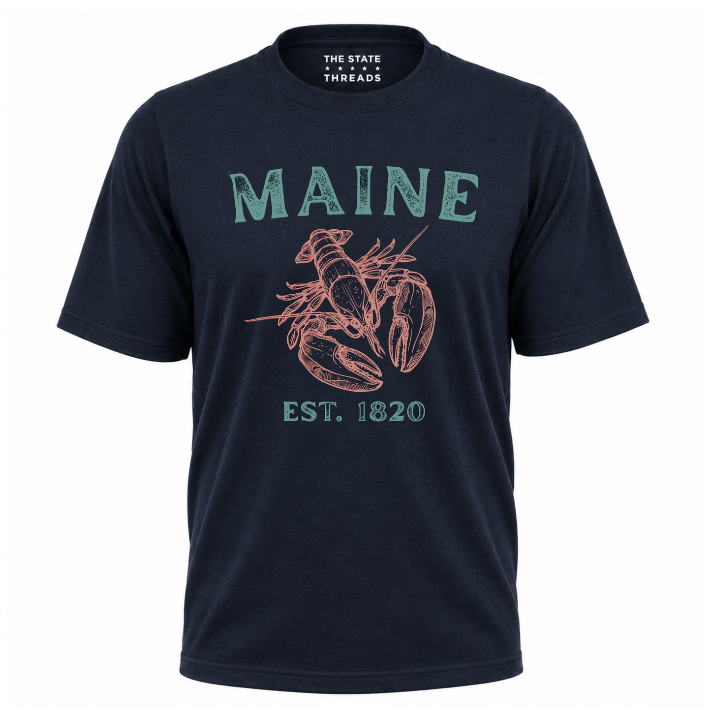 Maine Lobster Est 1820 Coastal Heritage Shirt