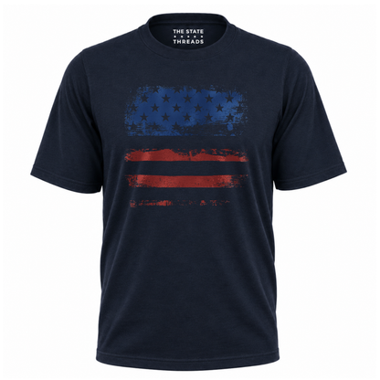 America Grunge USA Flag Distressed Patriotic Shirt