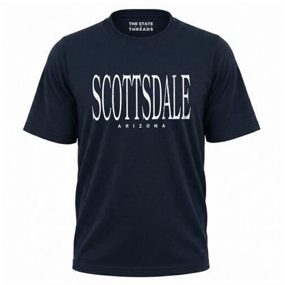 Scottsdale Arizona Retro College Font Shirt