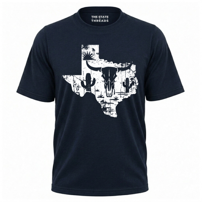 Texas Cactus Longhorn Desert State Pride Shirt