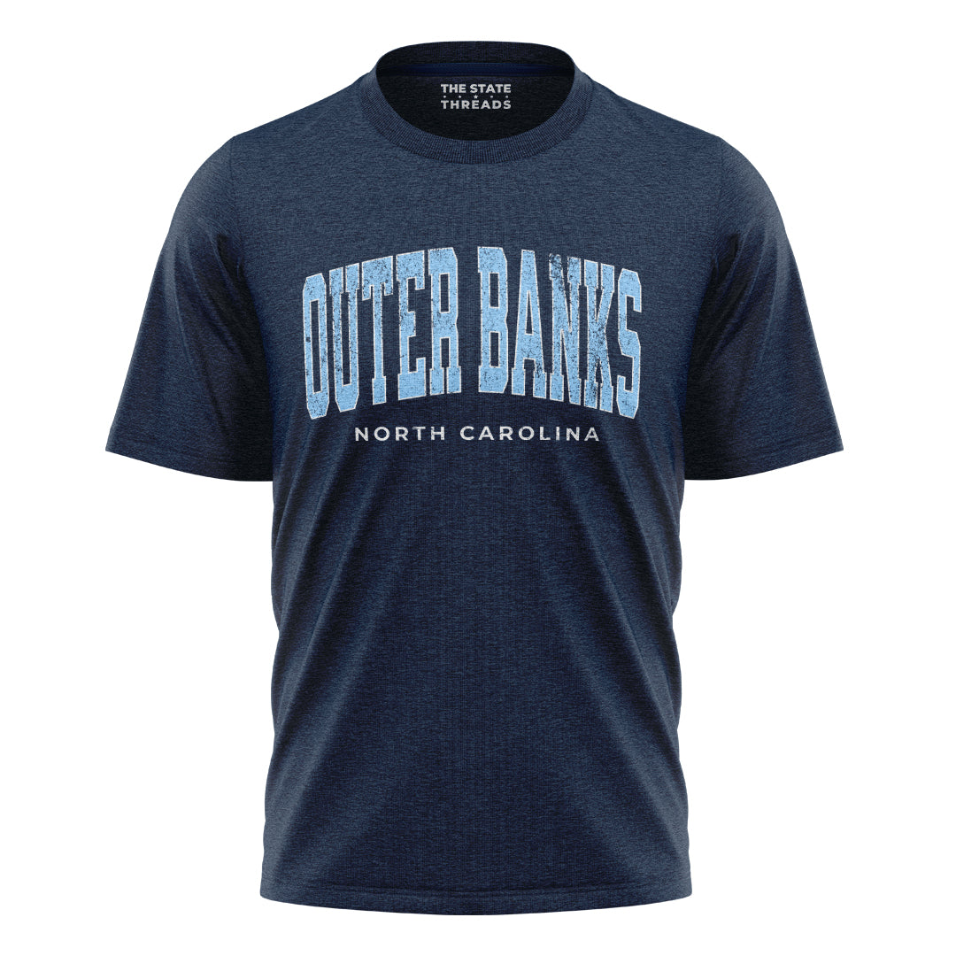 Outer Banks North Carolina OBX Varsity Beach Shirt