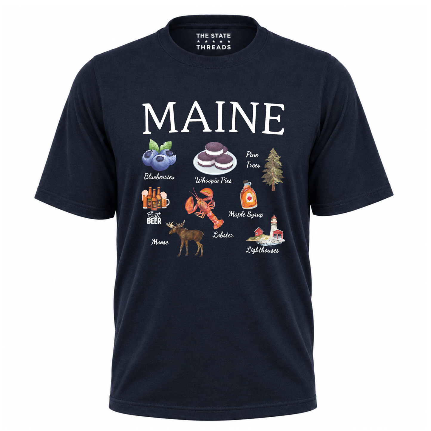 Maine Icons State Pride Shirt