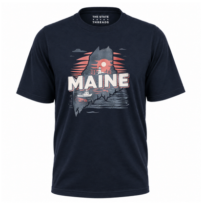 Maine Coastal Lighthouse State Pride Shirt