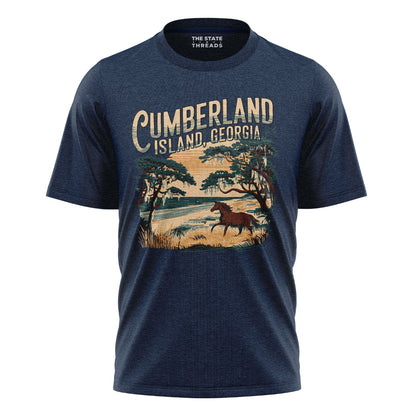 Cumberland Island Georgia Wild Horse Coastal Vintage Shirt
