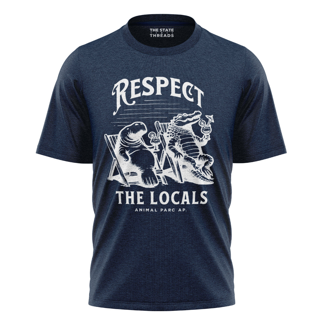 Florida Everglades Respect The Locals Wildlife Shirt