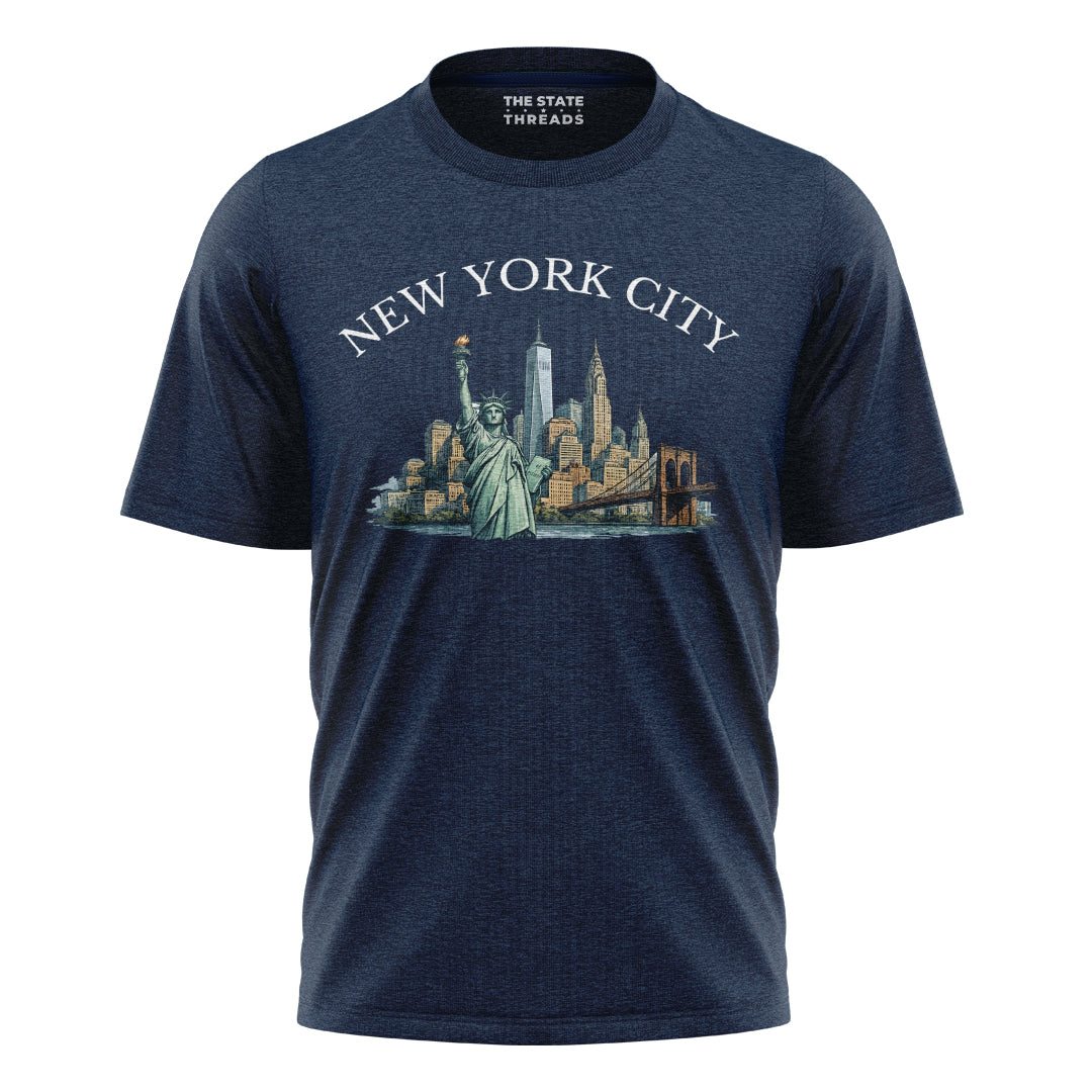 New York City Landmarks Vintage Souvenir Shirt