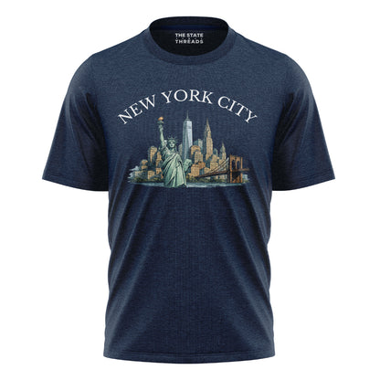 New York City Landmarks Vintage Souvenir Shirt