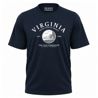 Virginia State Quarter Old Dominion Pride Shirt