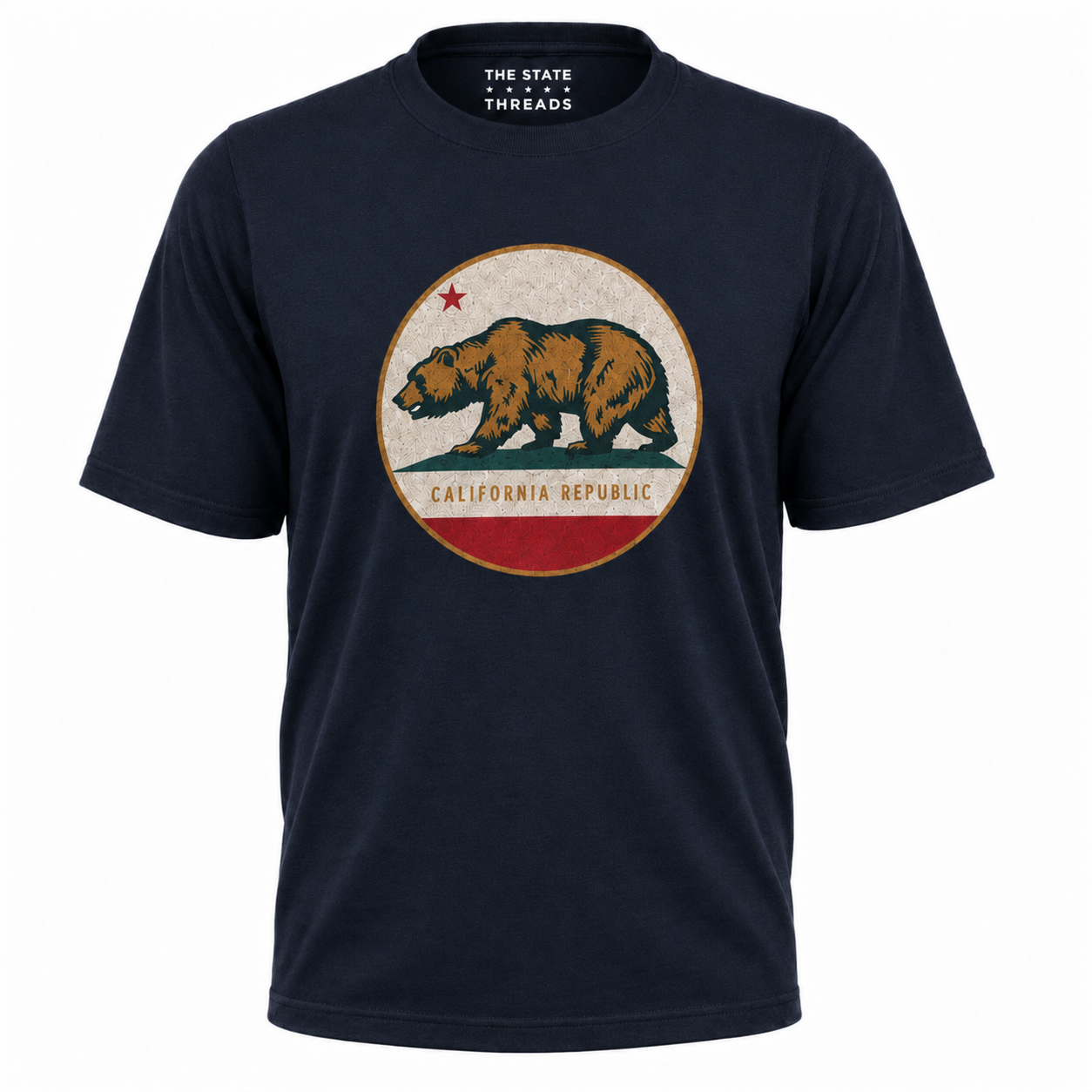 California Republic Bear Badge Shirt