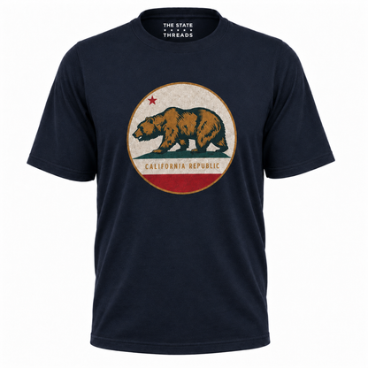 California Republic Bear Badge Shirt