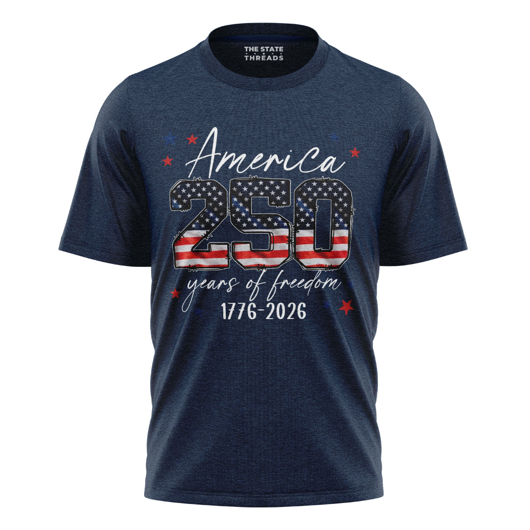 America 250 Years Freedom Anniversary Shirt