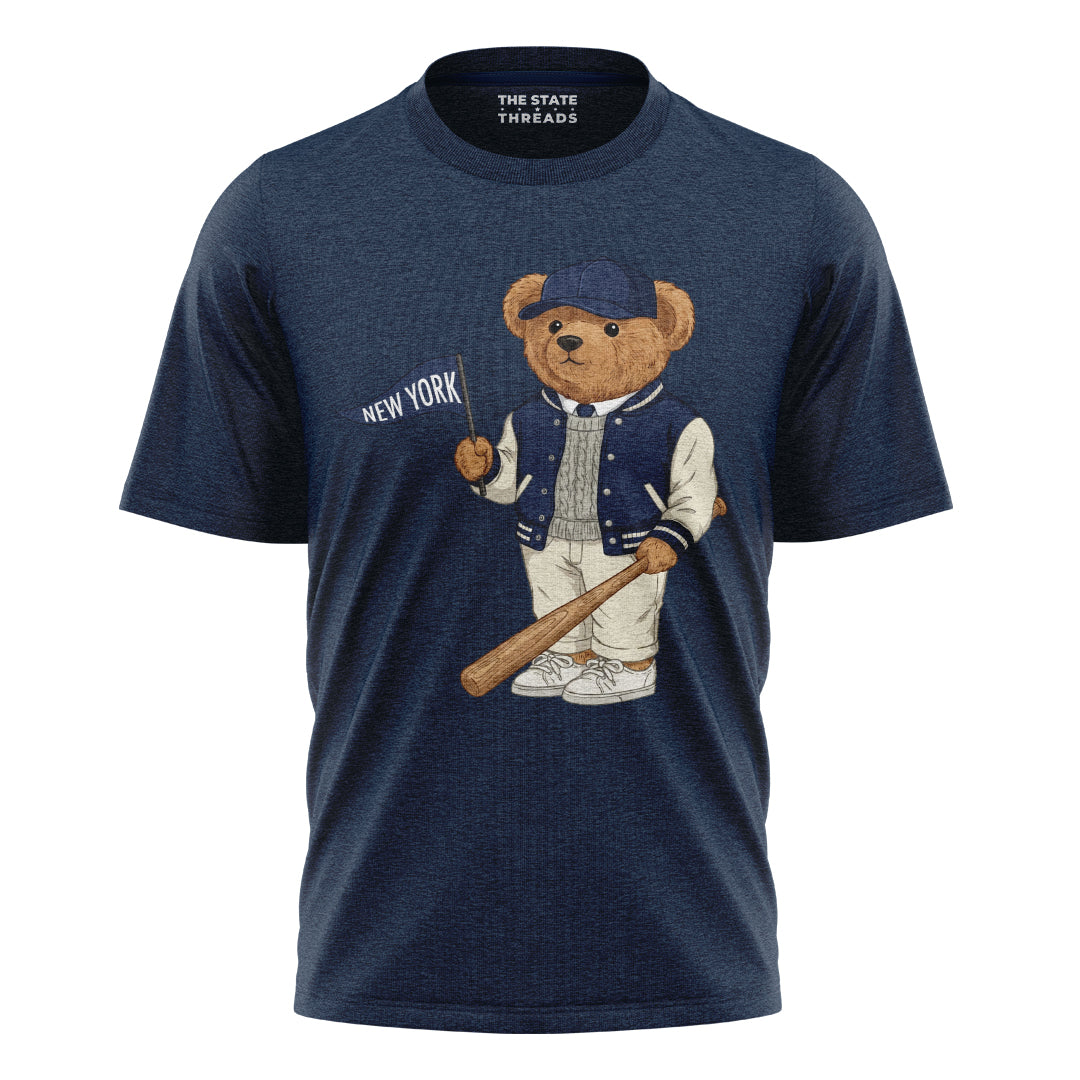 New York Baseball Bear Shirt