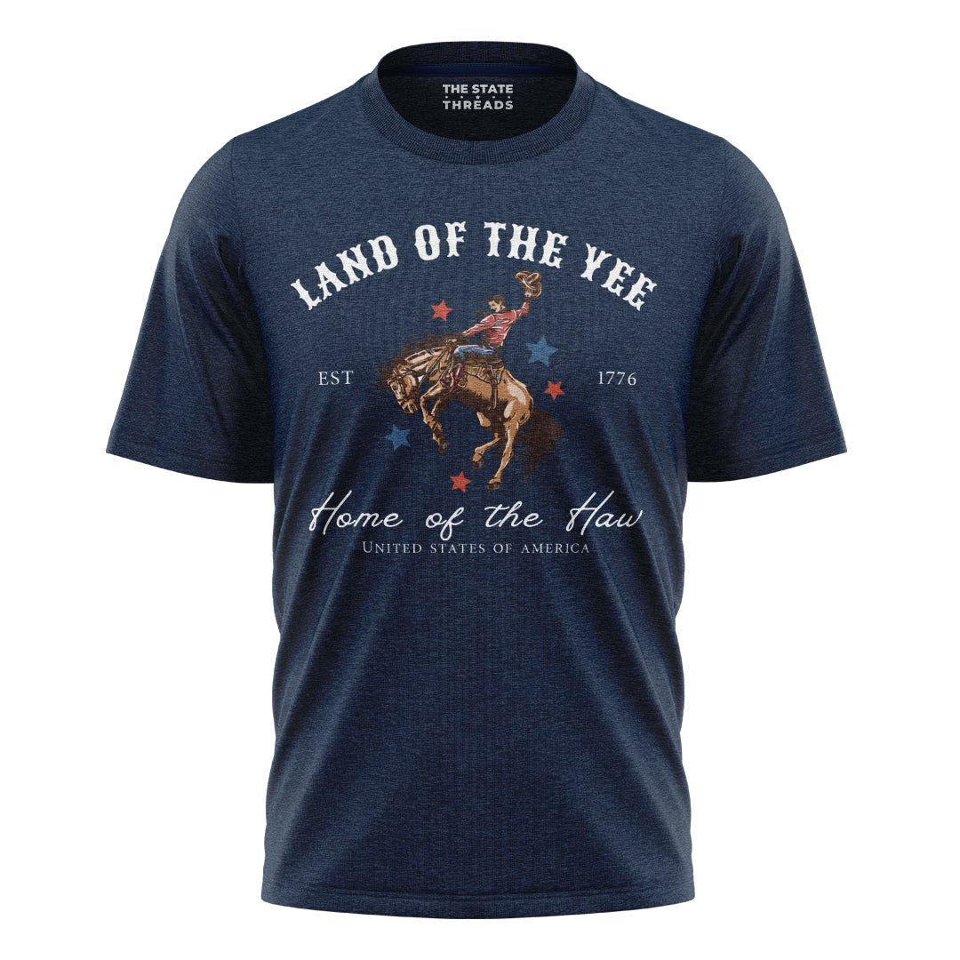 America Land of the Yee Haw Cowboy Shirt