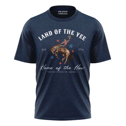 America Land of the Yee Haw Cowboy Shirt