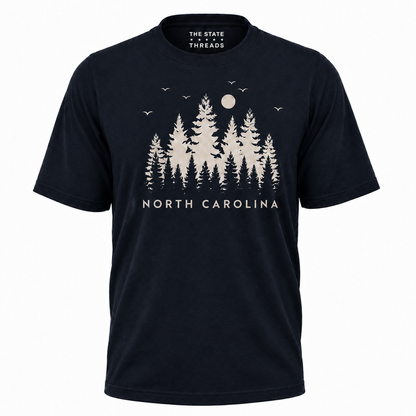 North Carolina Pine Forest Moonlight Shirt