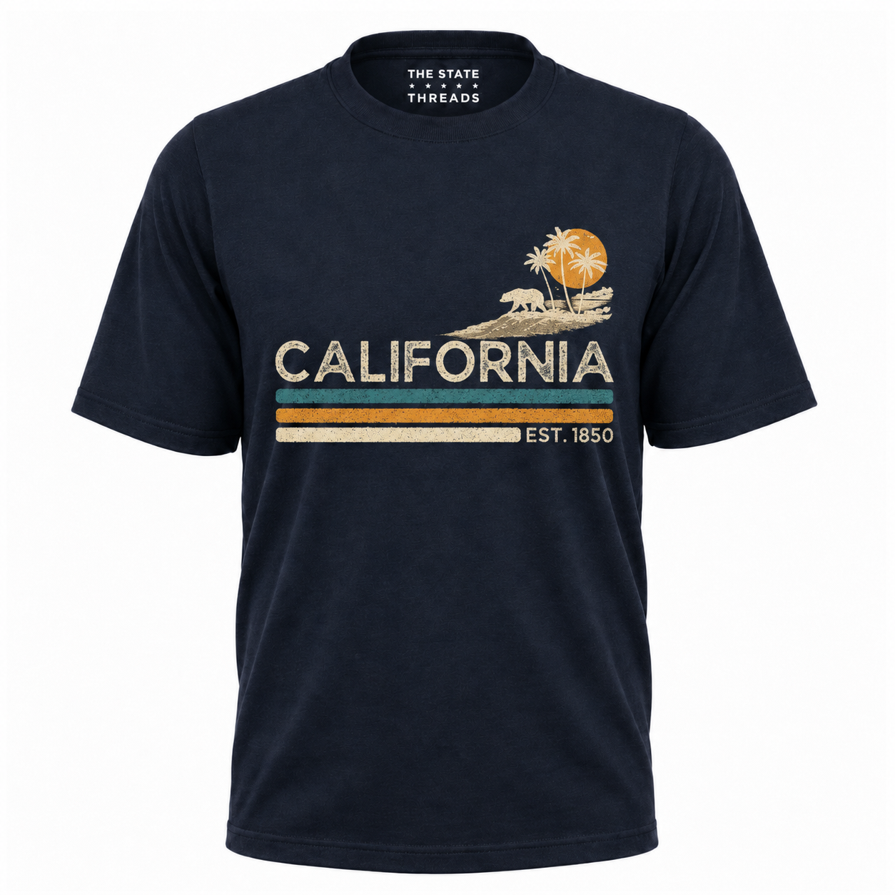 California Bear Palm Tree Sunset Shirt