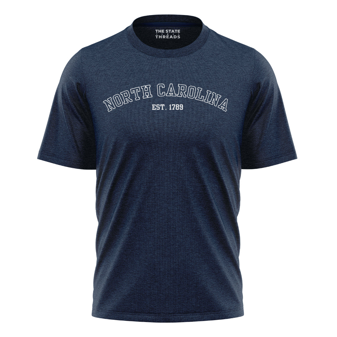 North Carolina EST 1789 Varsity Style Shirt