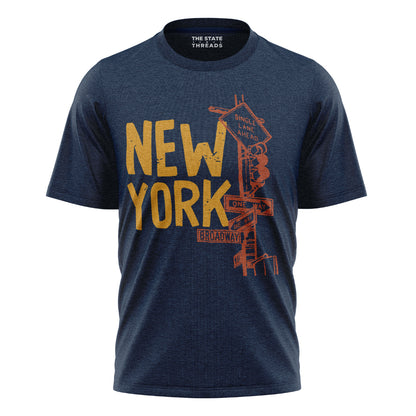 New York Broadway Street Signs Aesthetic Vintage Shirt