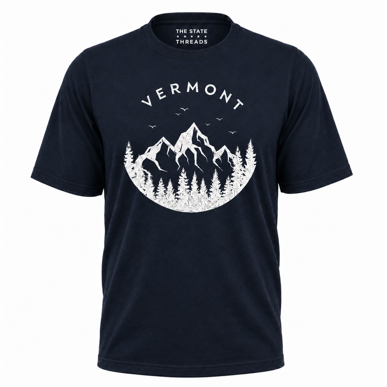 Vermont Mountain Forest Badge Shirt
