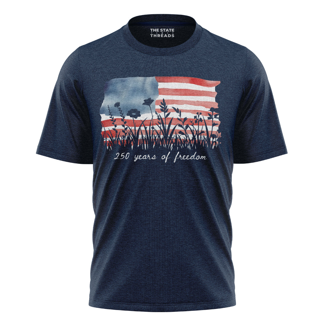 Floral USA Freedom 250 Shirt