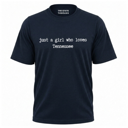 Tennessee Just A Girl Who Loves Minimalist Shirt