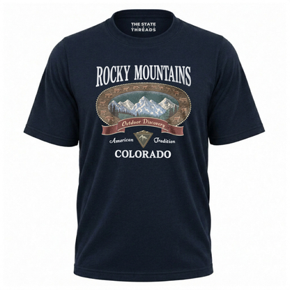 Colorado Rocky Mountains Outdoor Discovery Graphic Shirt