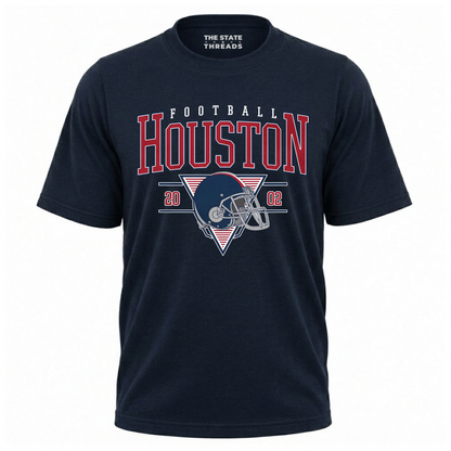 Houston Football Vintage Helmet Gameday Shirt