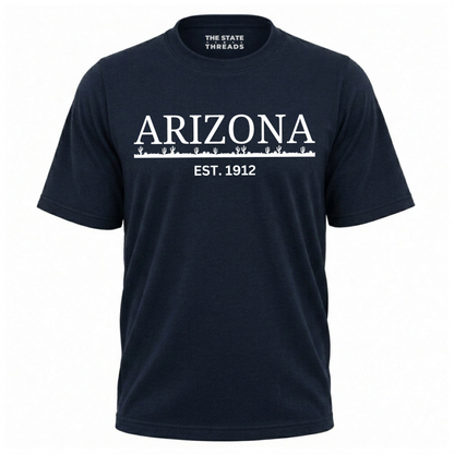 Arizona Est 1912 Cactus Horizon Desert Shirt