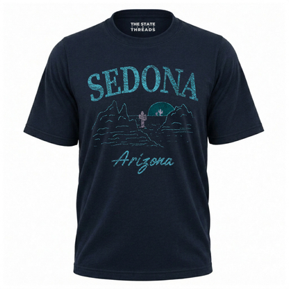 Sedona Arizona Red Rock Desert Sunset Vintage Shirt