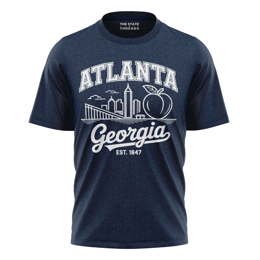 Atlanta Georgia Skyline Peach State Souvenir Shirt