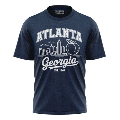 Atlanta Georgia Skyline Peach State Souvenir Shirt