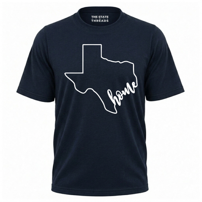 Texas Home State Outline Minimalist Shirt