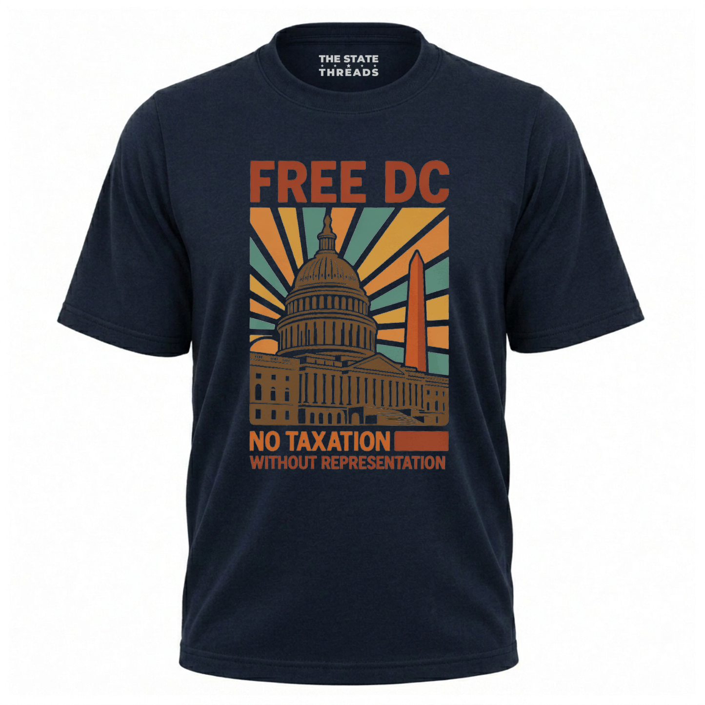 Washington DC Free DC Retro Political Shirt