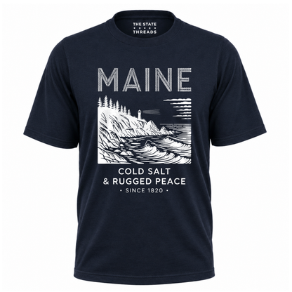 Maine Cold Salt Rugged Peace Vintage Shirt