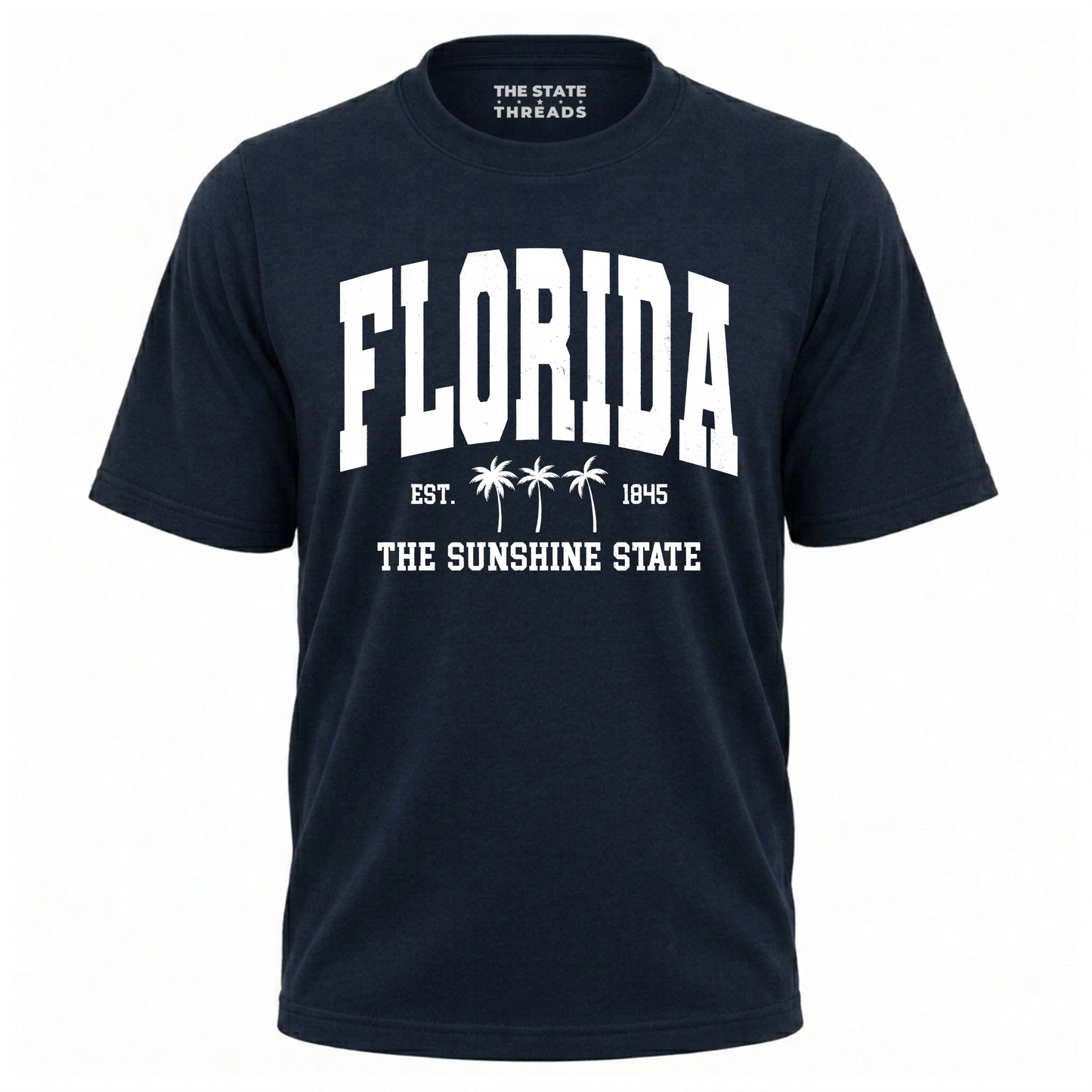 Florida The Sunshine State Vintage Palm Trees Varsity Shirt